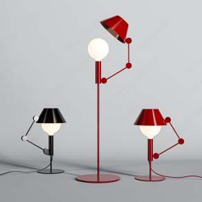 现代创意落地灯3D模型下载